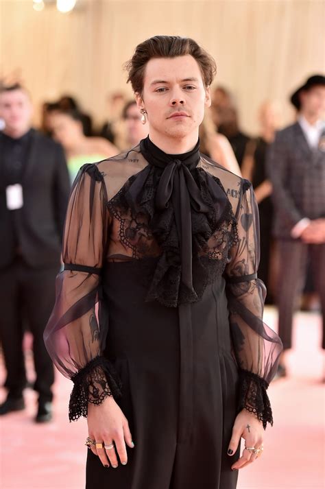 harry styles wearing a dress.